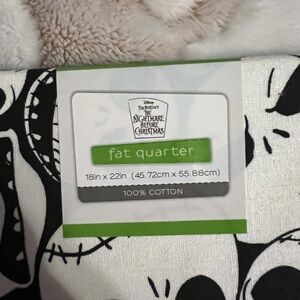 Disney Black and White Nightmare Before Christmas Fabric